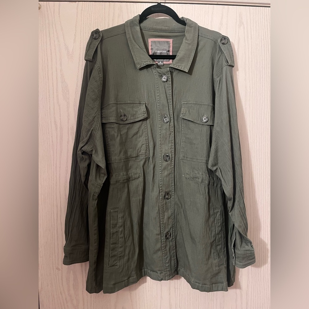 Maurices Olive Green Women's Utility Jacket